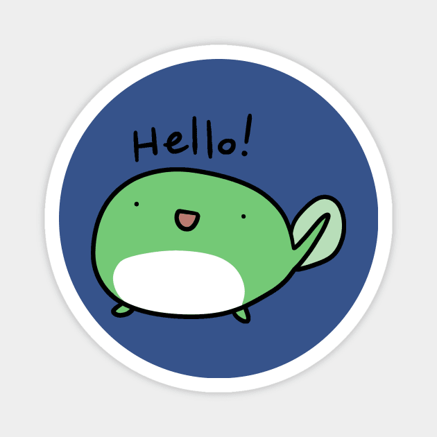 Hello Tadpole Magnet by saradaboru